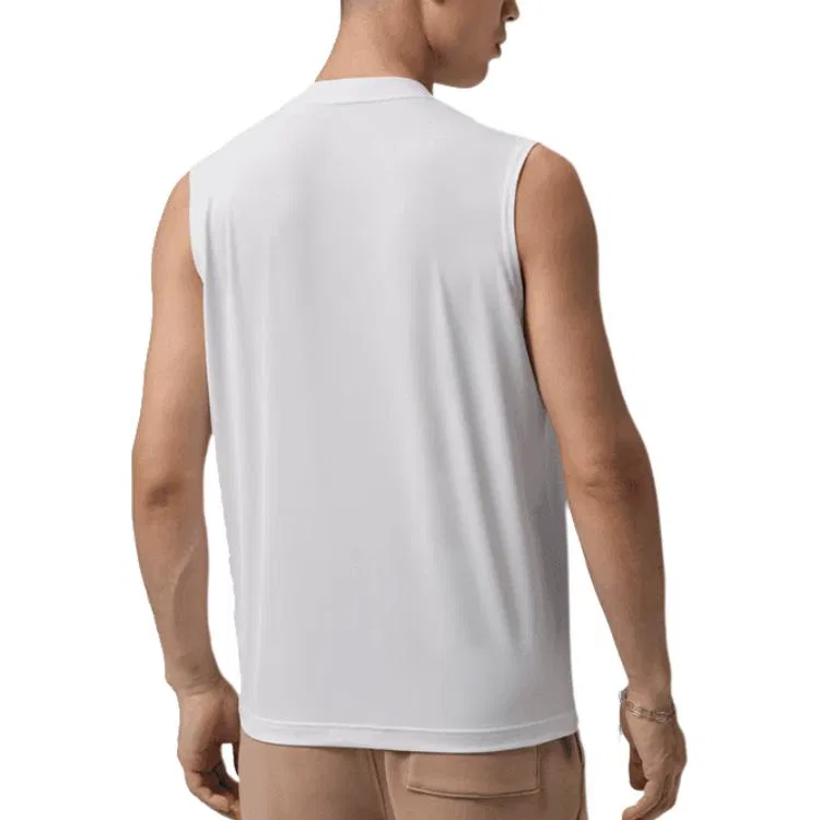 Майка мужская белая crew neck moderate straight fit Jordan, White — фото 3