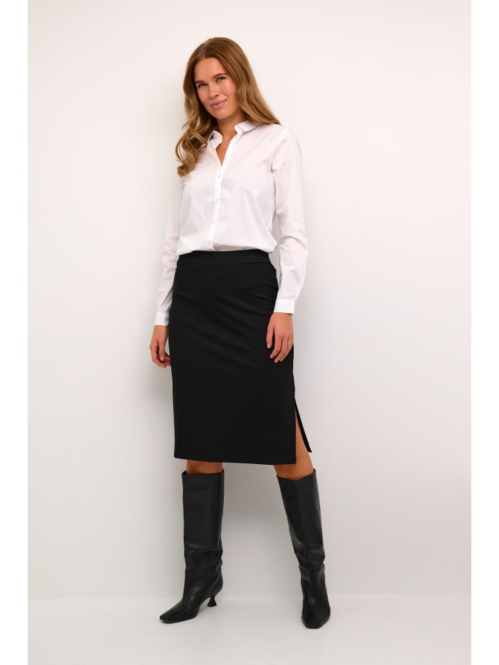 

Юбка до колена Kaffe, глубокий черный