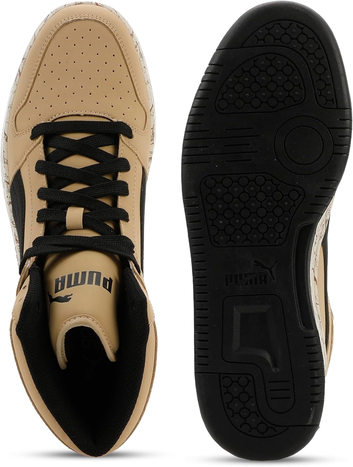Мужские кроссовки Puma Rebound Layup Mid, черный — фото 3