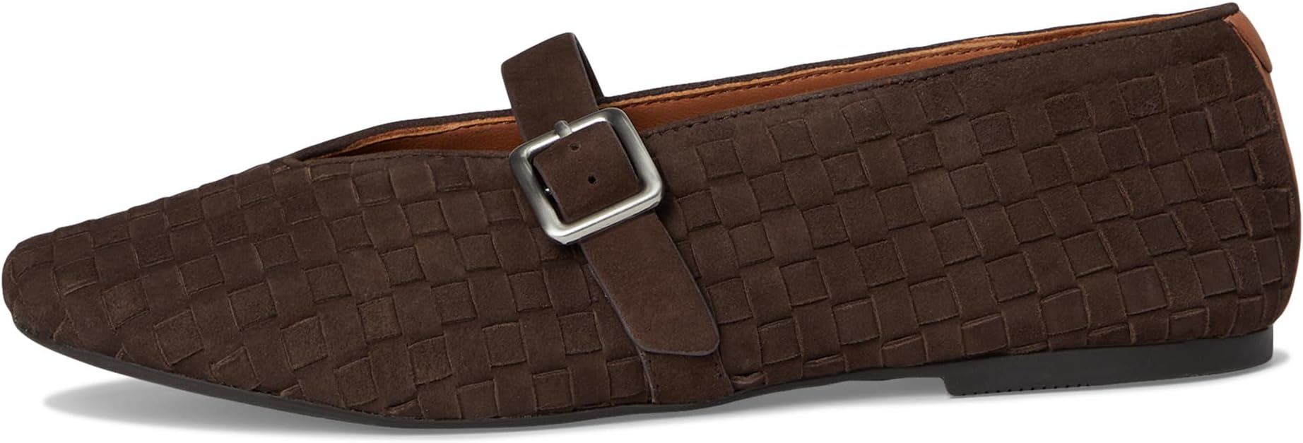 Балетки Gentle Souls by Kenneth Cole Winifred, цвет Dark Chocolate Suede — фото 4