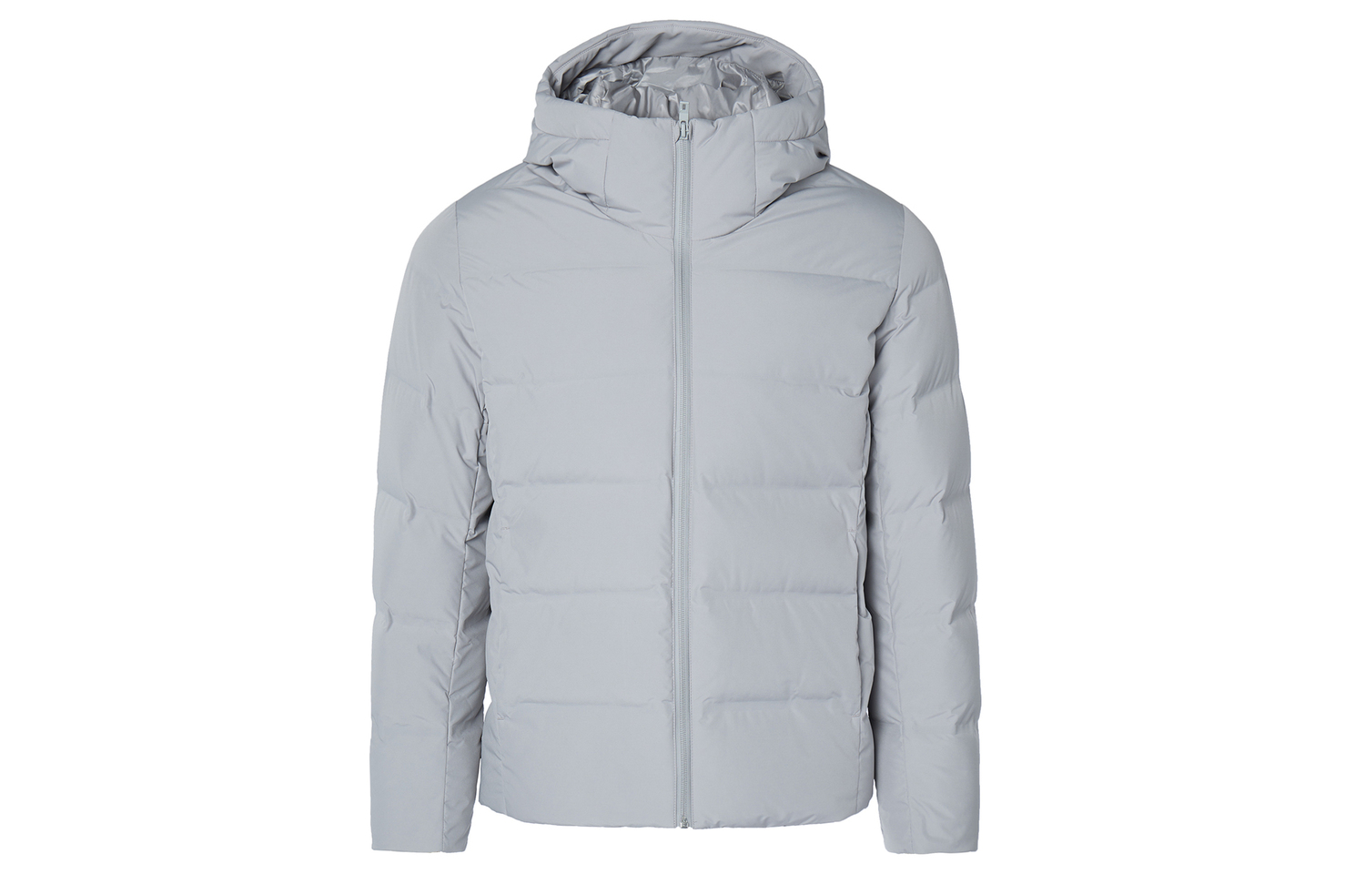 

UNIQLO Серый пуховик для мужчин, Gray
