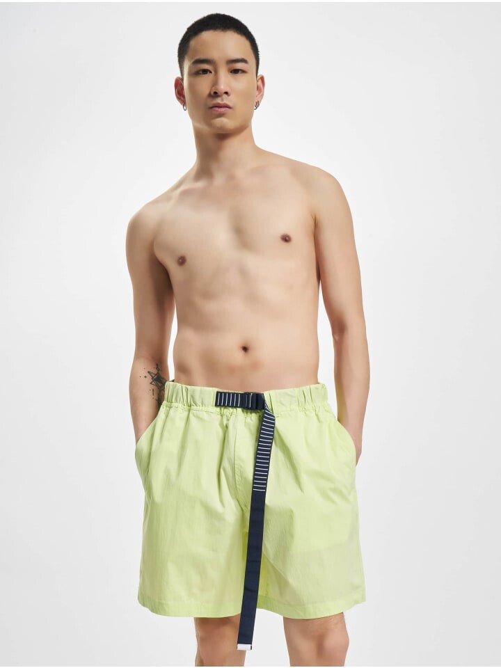Тканевые шорты Tommy Hilfiger, цвет faded lime — фото 3
