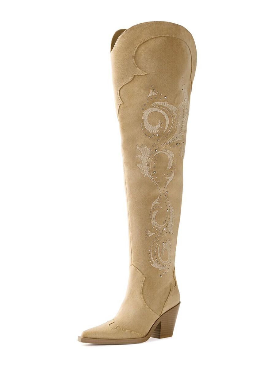 

Ботинки Bershka Cowboy Boots, песочный
