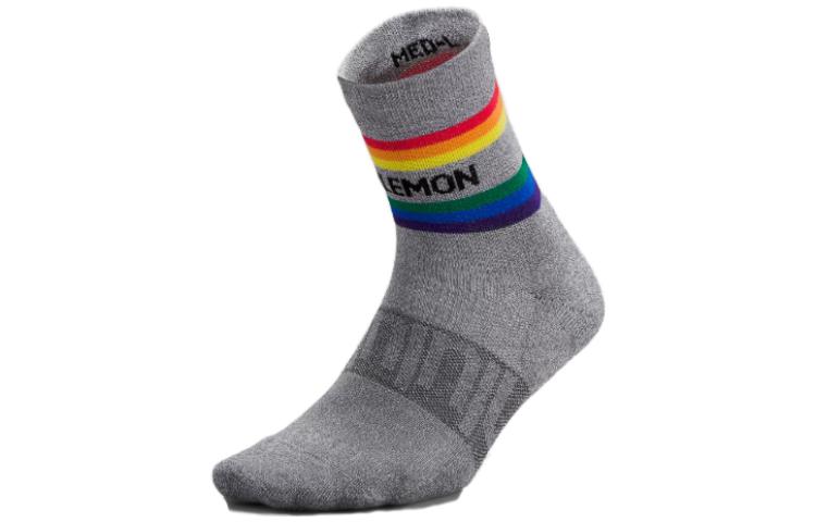 

SS23 носки Mid Calf женские 1 упаковка Lululemon, Mixed Color Gray