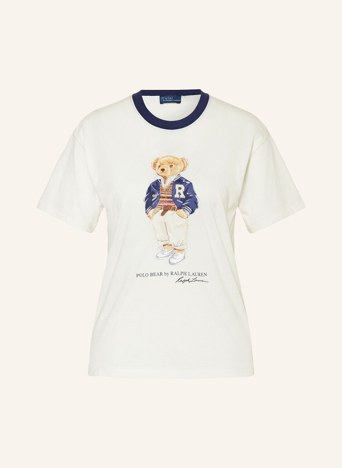 

Футболка Polo Ralph Lauren, экрю