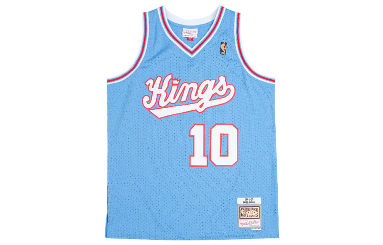 

Футболка баскетбольная Mitchell & Ness SW Fan Edition 04 05 Sacramento Kings, Биби Размер 10 Унисекс Синий Mitchell Ness