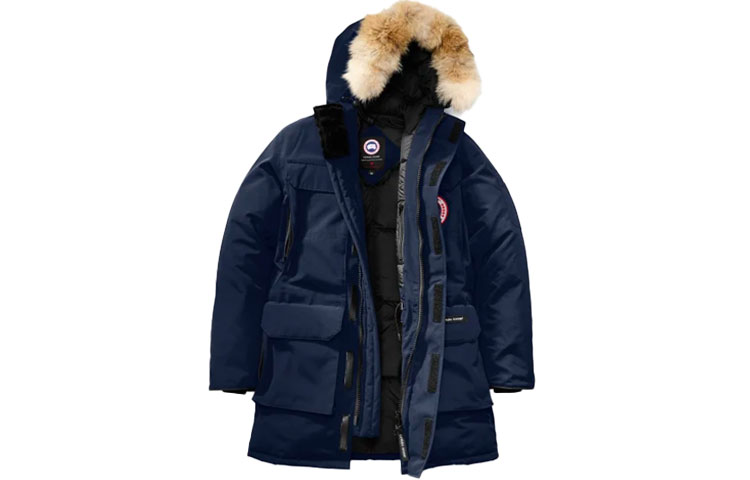 

Мужской пуховик Canada Goose, темно-синий