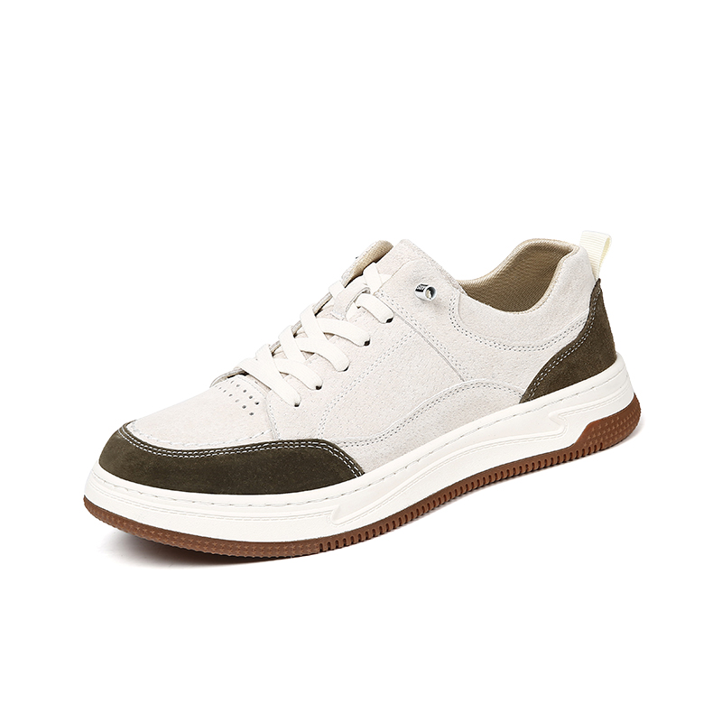 

PLO CART Низкие скейтерские кроссовки мужские хаки белые, цвет Khaki White