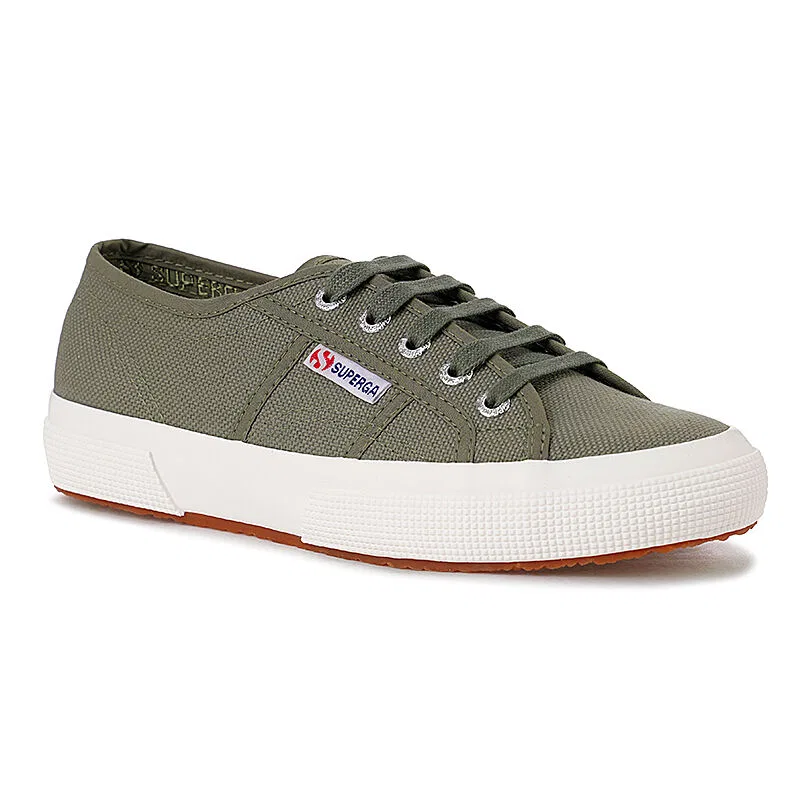 Мужские низкие кроссовки 2750 Cotu Classic цвета Green Safari от Superga — фото 2