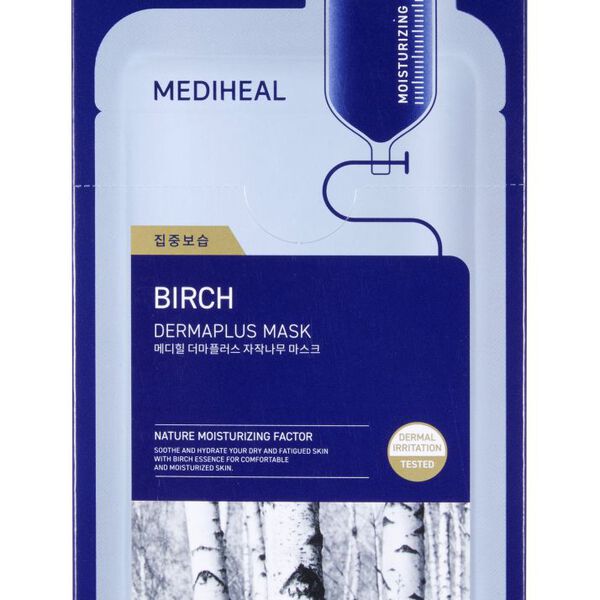 

Питательная тканевая маска для лица, 22 мл Mediheal Dermaplus birch