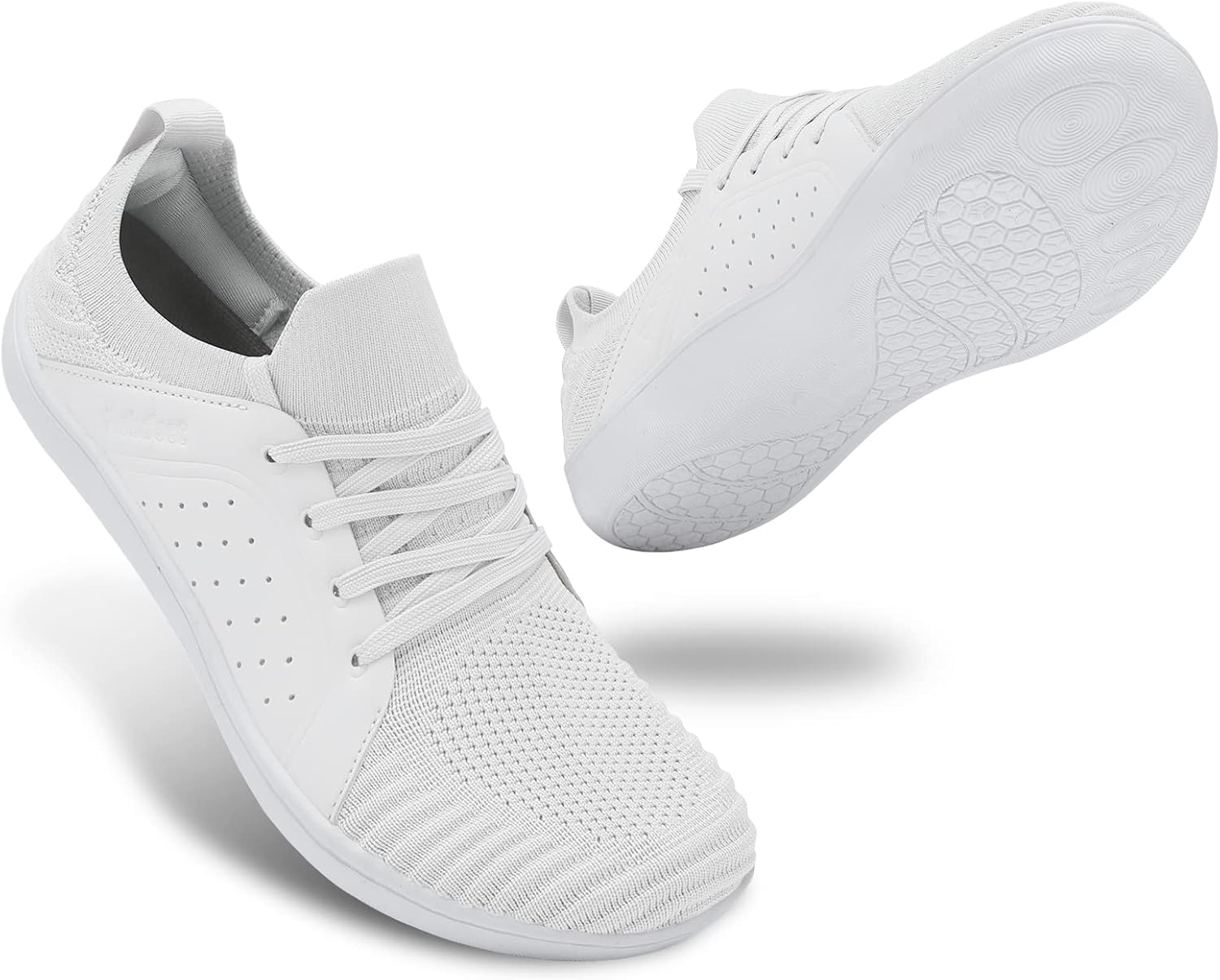 

Мужские Босоножки relxfeet Минималистичные Кросс-Тренеры Обувь для Широкого Пальца Ходьба Обувь С Нулевым Каблуком Кроссовки для Беговых Троп, белый