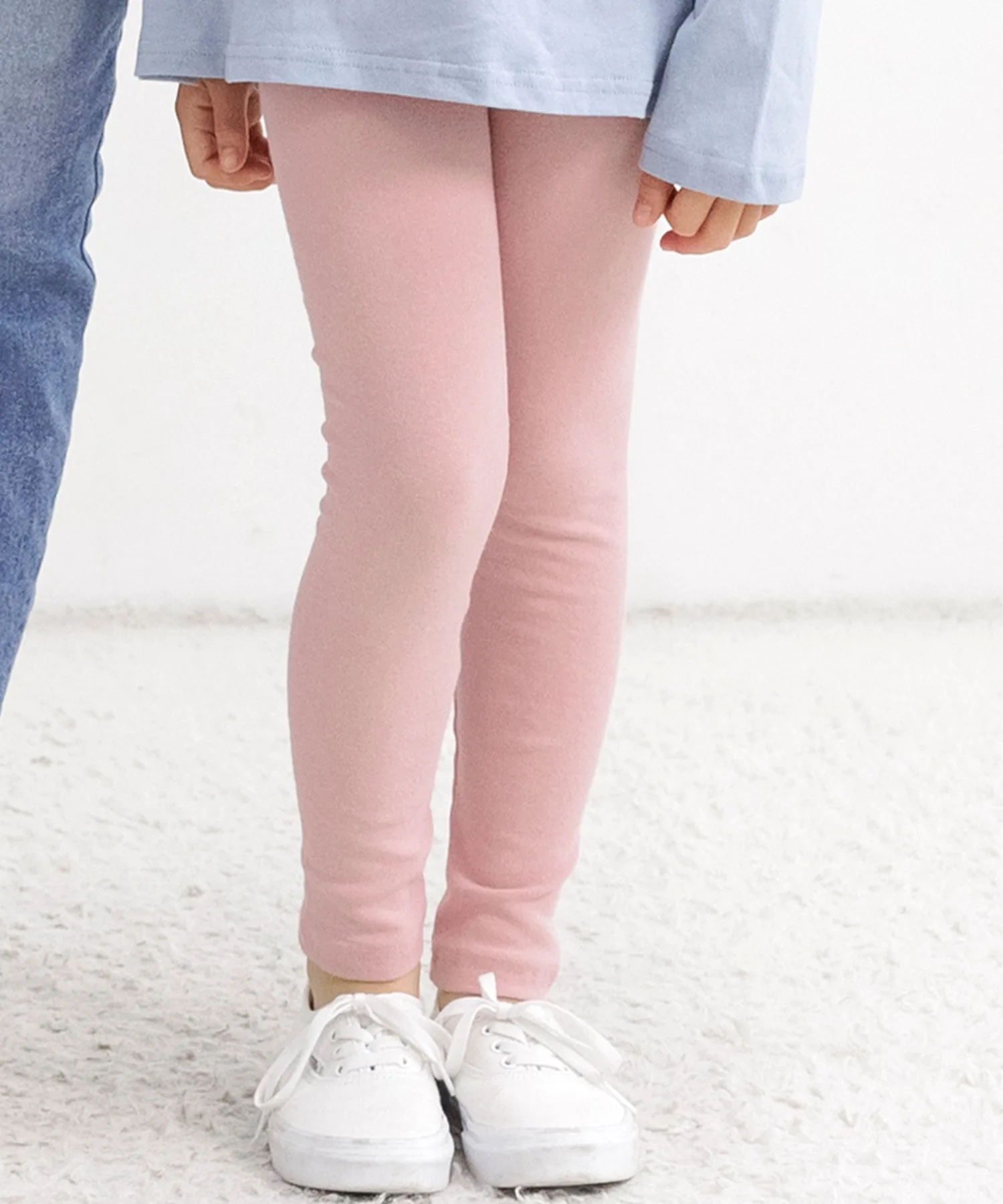 Укороченные леггинсы Bee Stretch, однотонные, детская одежда, для девочек и мальчиков Bee, Smoky Pink