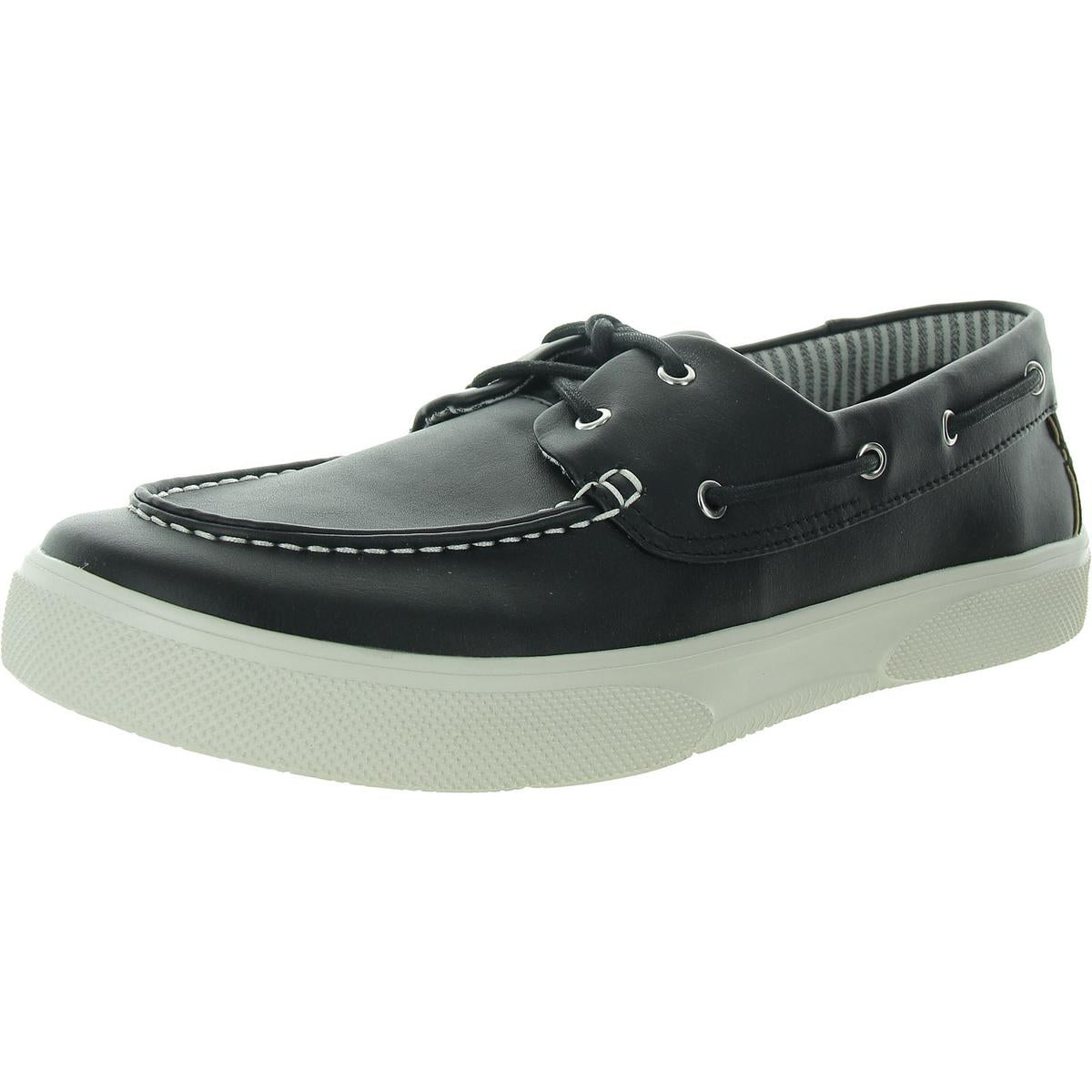 

Мужские туфли-лодочки Halyard 2-Eye из искусственной кожи на шнуровке Sperry, цвет plush black