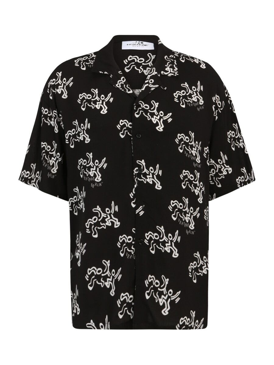

Повседневная рубашка Vertere Berlin Comfort fit Button Up Shirt BOOGIE, черный