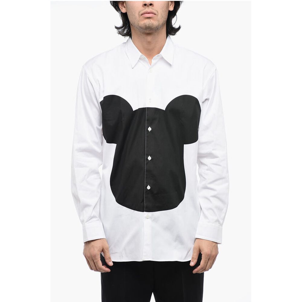 

Белая хлопковая рубашка Comme Des Garçons, White