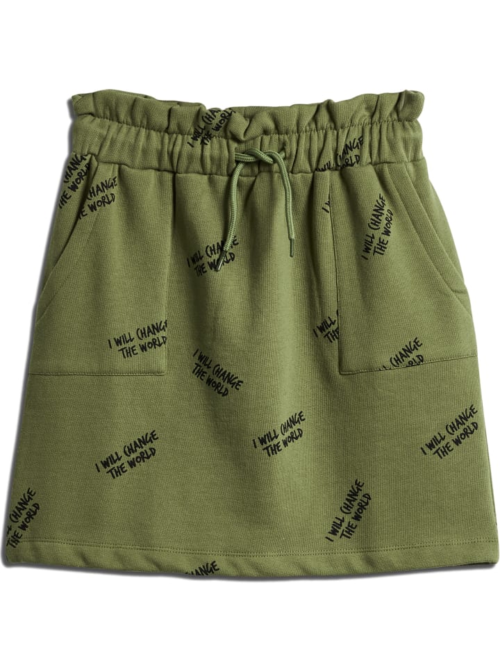 Юбка Sometime Soon Verstellbare Taille Skirt Stsmolly Mädchen, цвет OLIVE BRANCH — фото 4