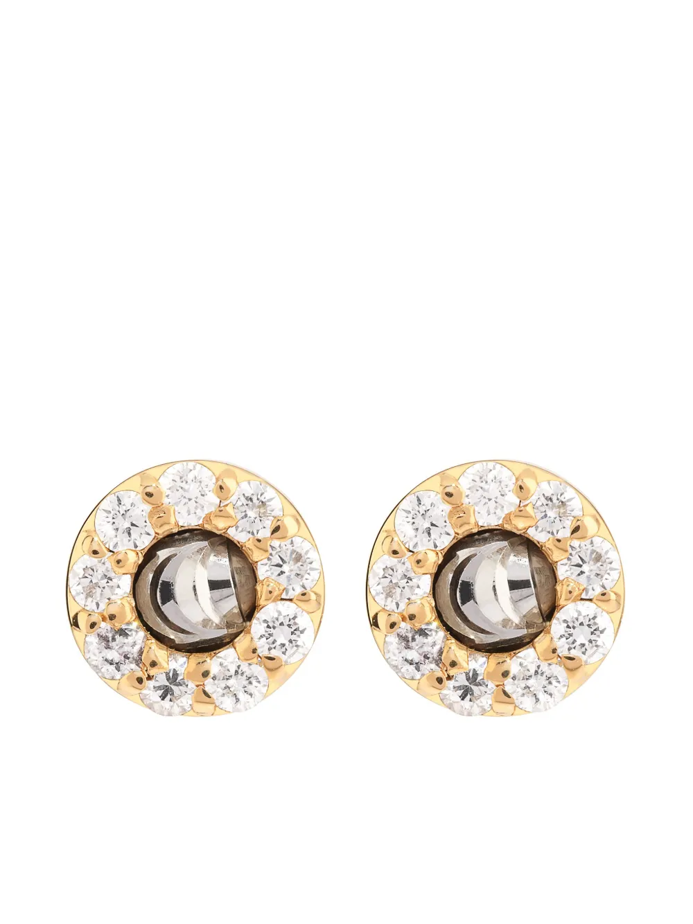 

Серьги Moon Grace из желтого золота с бриллиантами Officina Bernardi, золотой