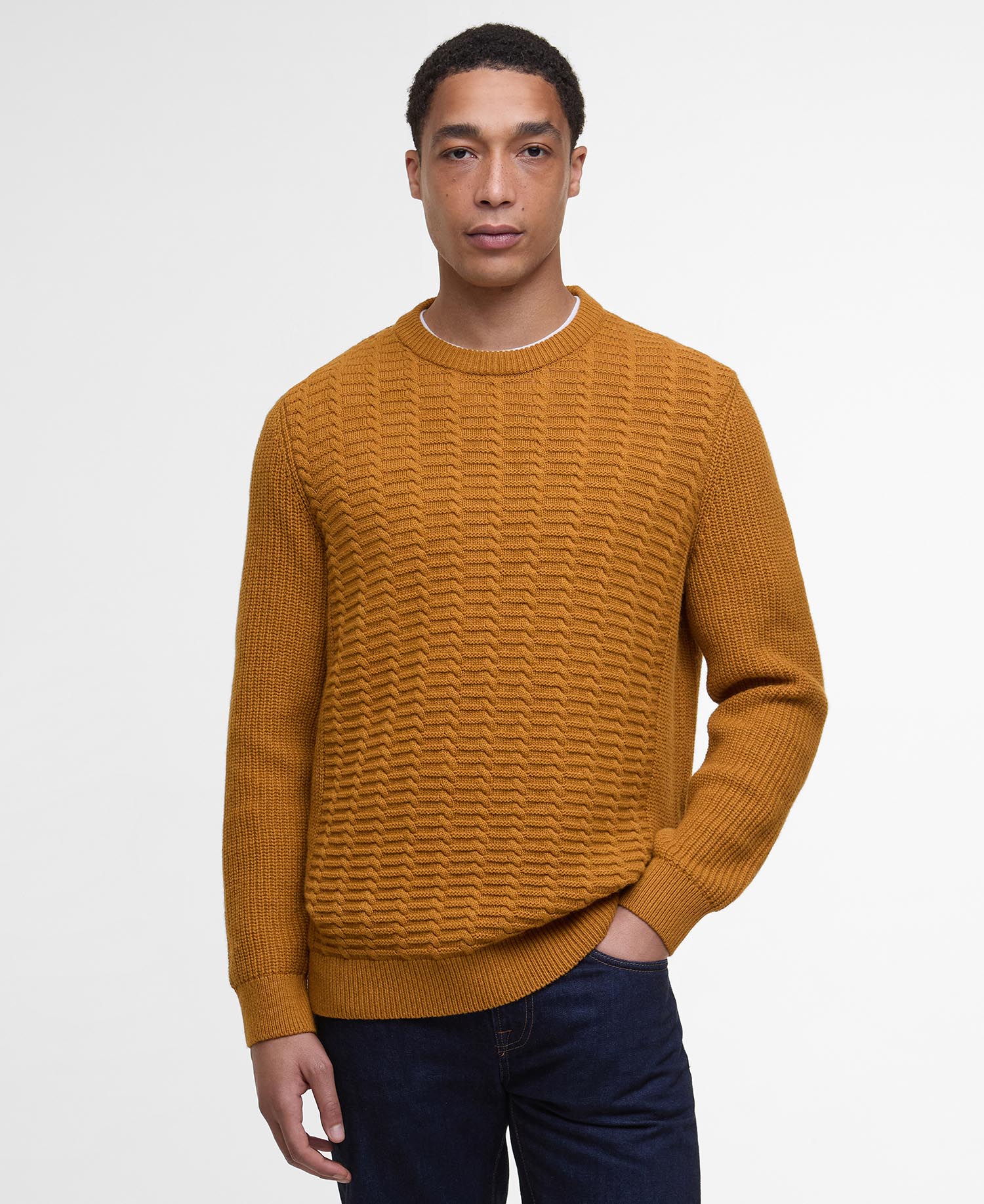 

Джемпер Barbour Cleveland Crew Neck, Copper