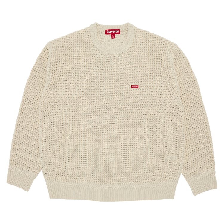 

Свитер Supreme Waffle Small Box Sweater, цвет Stone