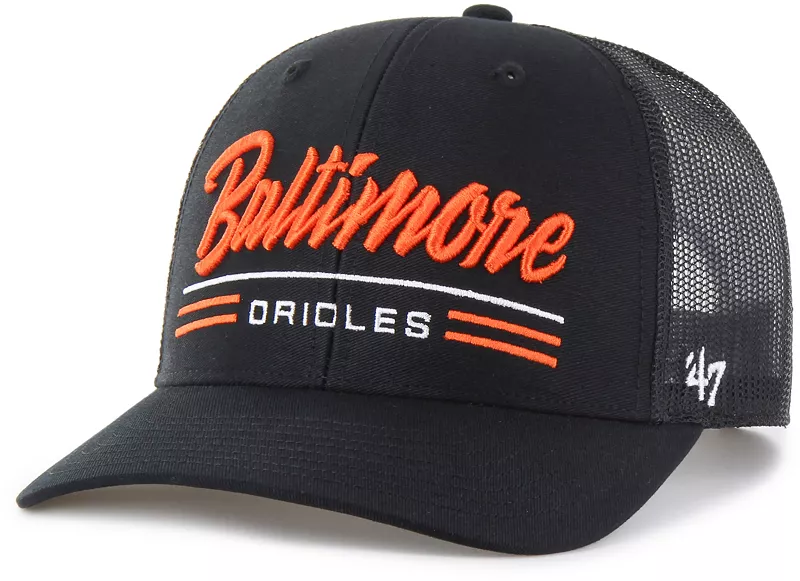 

Черная кепка Garner Trucker для взрослые Baltimore Orioles '47
