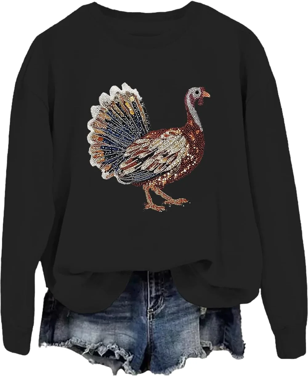 

Свитшот с искусственными стразами Turkey JWVEL