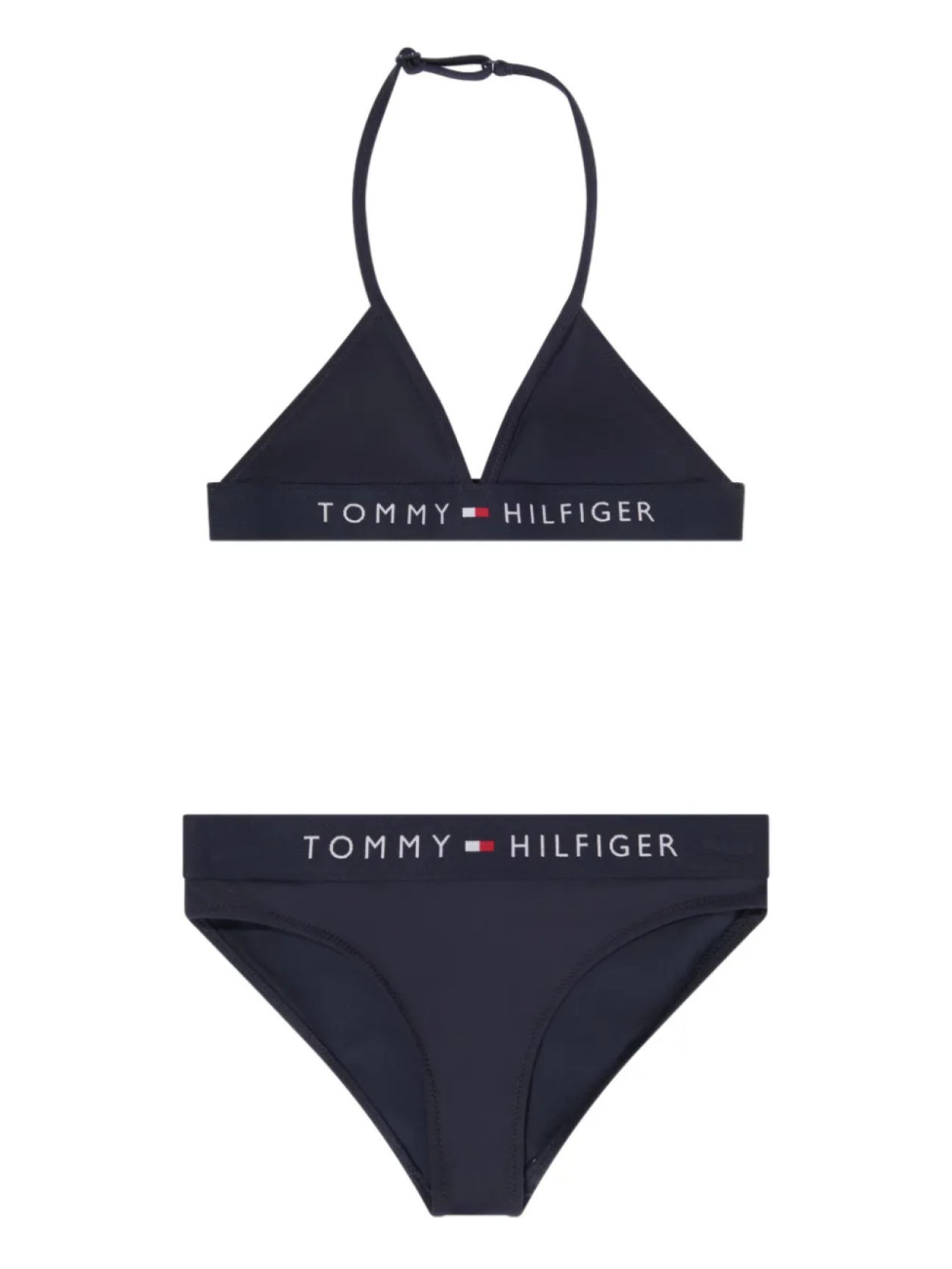 

Бикини с логотипом Tommy Hilfiger Junior, синий