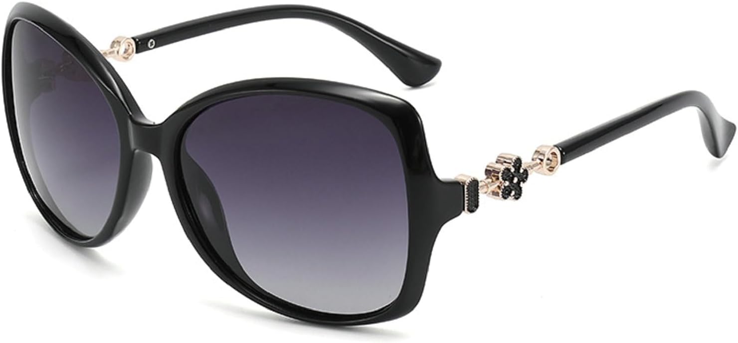 

Модные солнцезащитные очки большого размера для женщин и мужчин, ретро-дизайнерские женские солнцезащитные очки, трендовые модели, защита от ультрафиолета UV400 mincl, Black