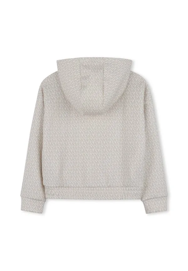 Толстовка на молнии Michael Kors Kids, Cream — фото 3