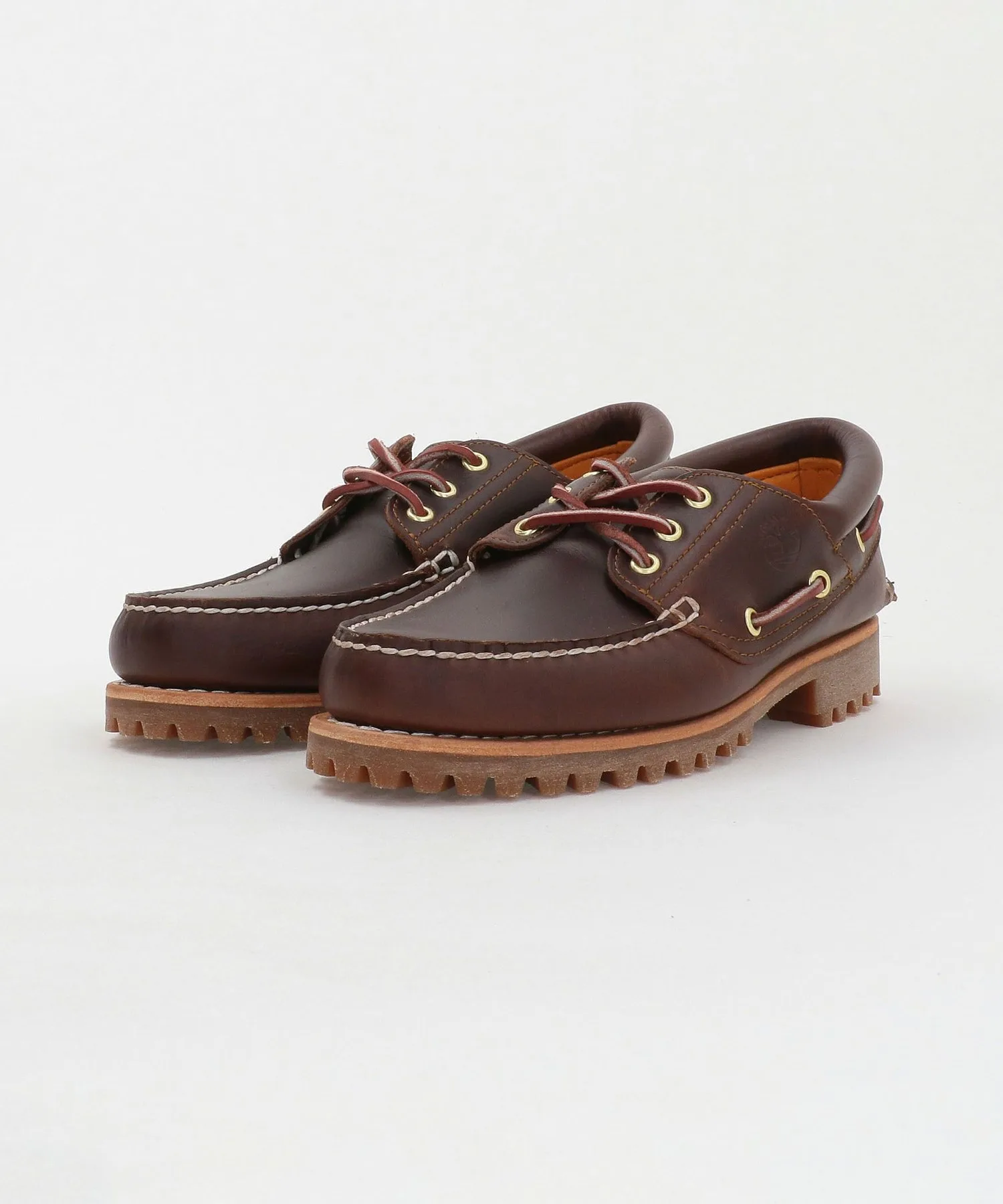 Мужские мокасины классические 3EYE CLASSIC Timberland темно-коричневые — фото 3