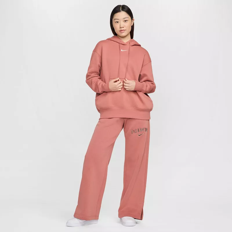 

Женский свободный пуловер с капюшоном из флиса Nike Sportswear Phoenix, цвет Canyon Pink