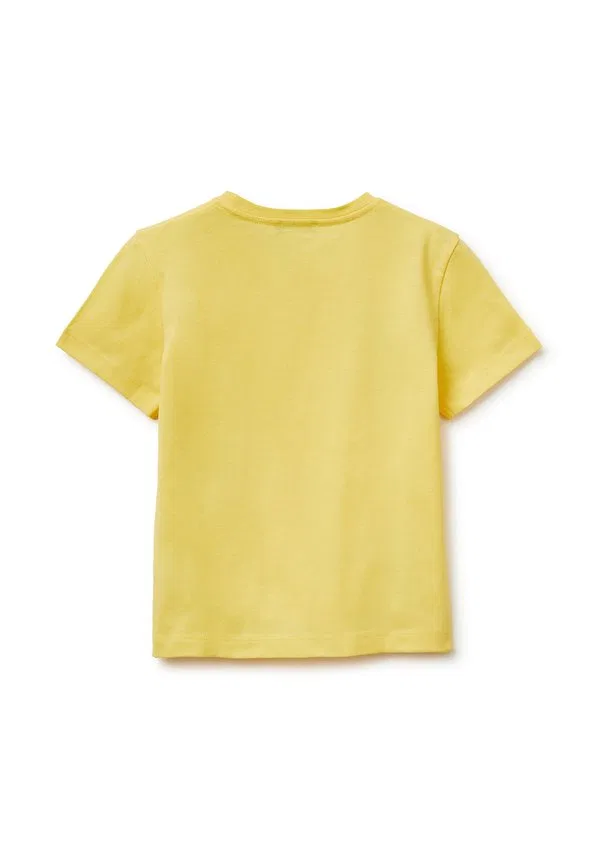 Футболка с круглым вырезом и принтом United Colors Of Benetton, Yellow — фото 2