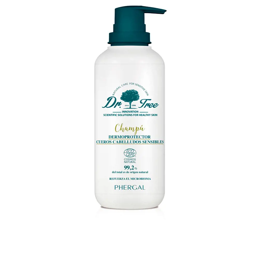 

Шампунь Dermoprotector cueros cabelludos sensibles champú Dr. Tree, 400 мл.
