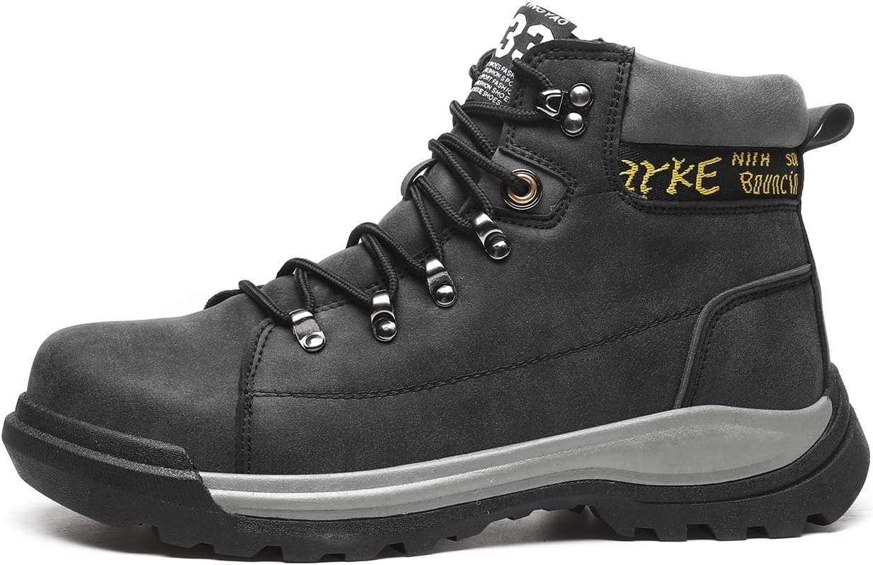 

Мужские зимние ботинки CERYTHRINA для походов, кожаные, водонепроницаемые, теплые, на меху, с шнуровкой, противоскользящие, на щиколотку, высокие, зимние повседневные ботинки для путешествий и активного отдыха, черный