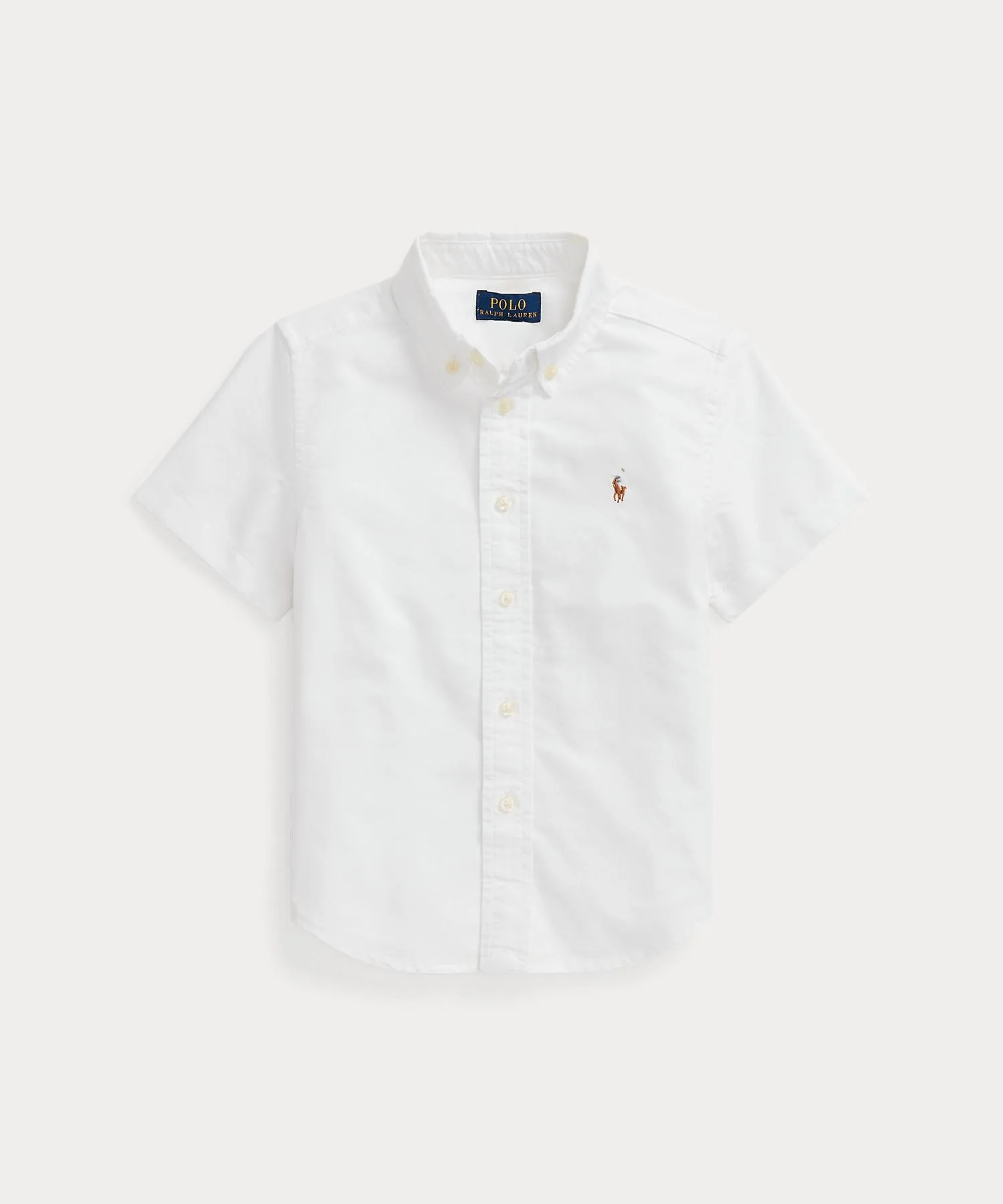 Детская рубашка POLO RALPH LAUREN CHILDRENSWEAR хлопковая — фото 2
