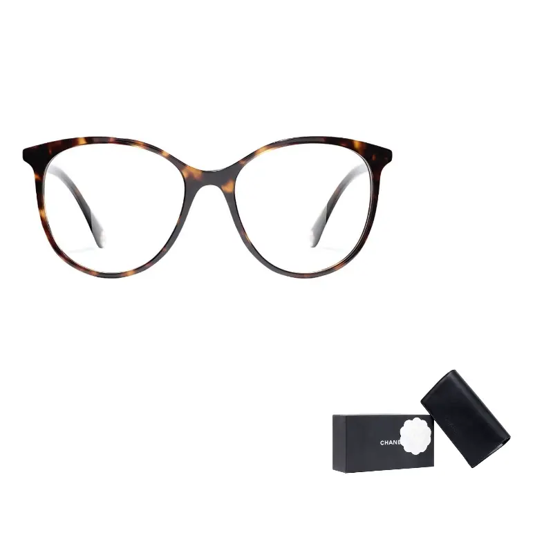 

CHANEL Бабочка оправа для очков унисекс, Tortoiseshell