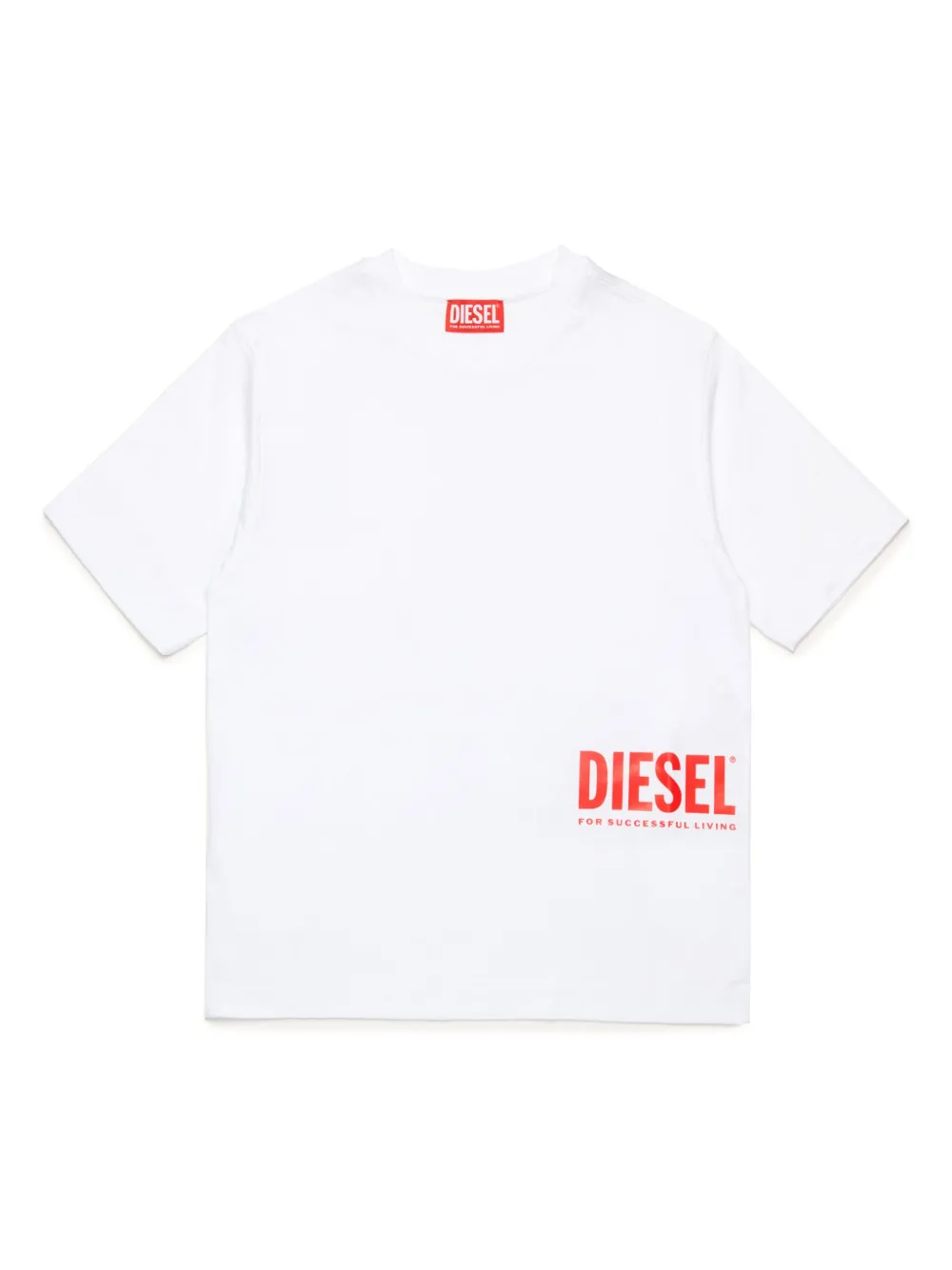 

Футболка с логотипом Diesel Kids, белый