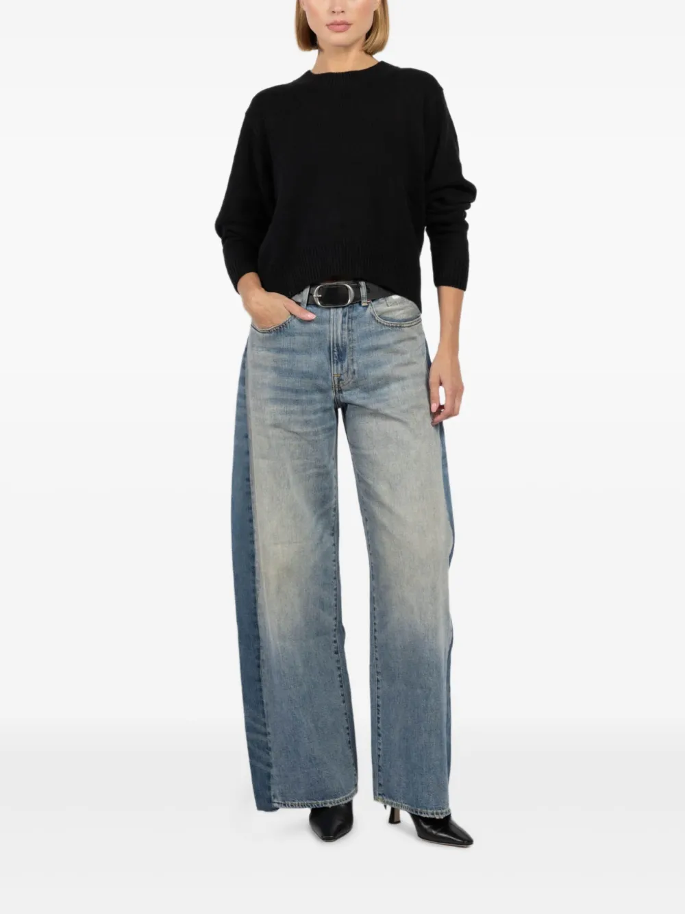 

Свитер с круглым вырезом Autumn Cashmere, черный