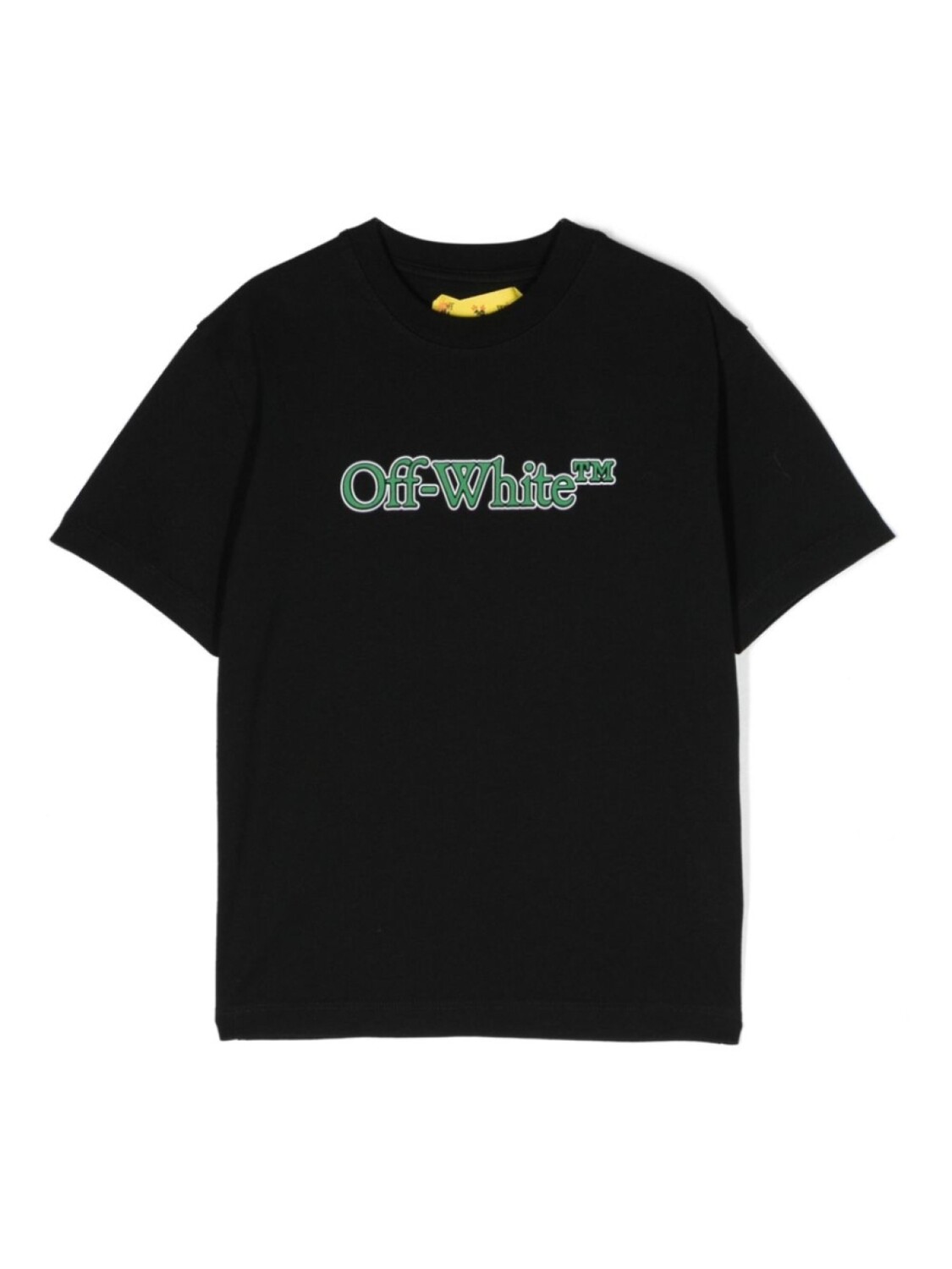 

Off-White Kids футболка с логотипом, черный