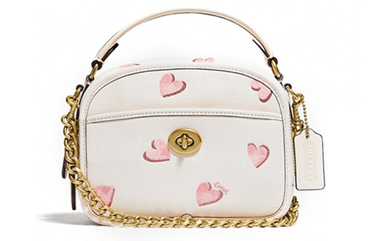 

Lunchbo Кожаная Сумка Через Плечо Женская Белая COACH