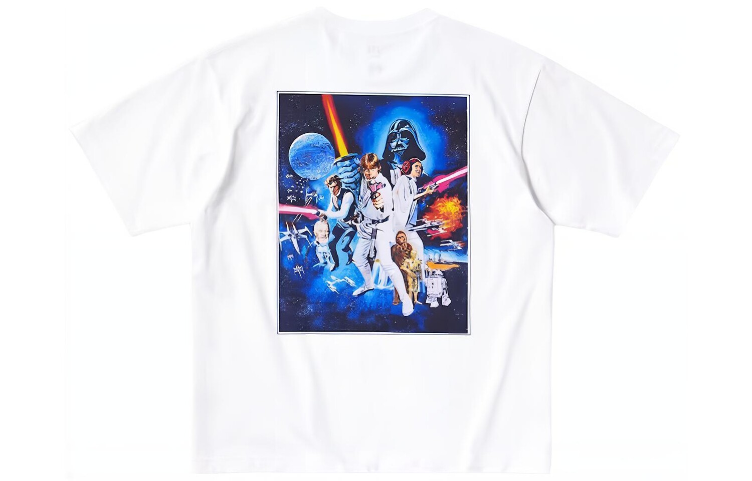 Футболка Star Wars X унисекс белая Uniqlo, белый — фото 2