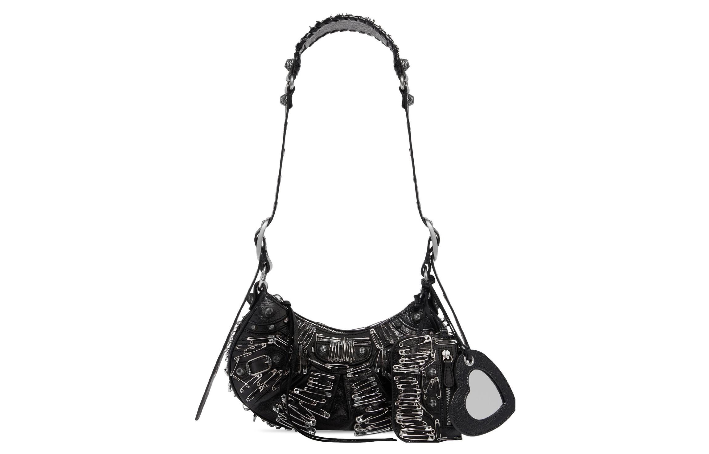 

Balenciaga Сумка Le Cagole из овчины, мини-сумка через плечо, женская, черная