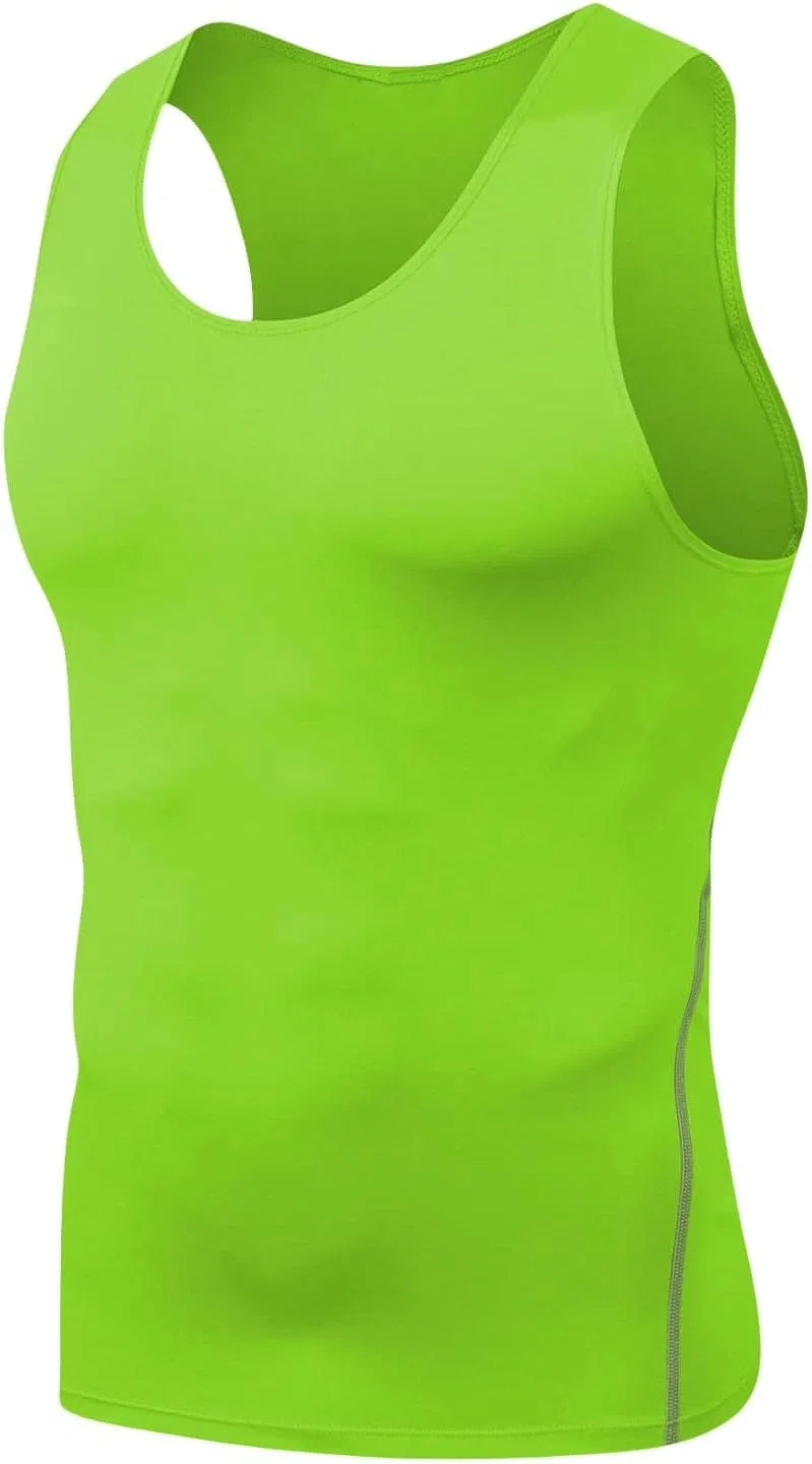 Мужская компрессионная майка без рукавов, Light Green