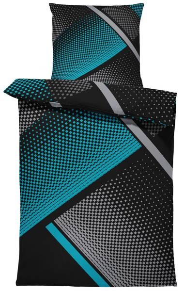 

Комплект постельного белья One-Home Geometrisch petrol 135x200cm, 135x3x200 см цвет petrol