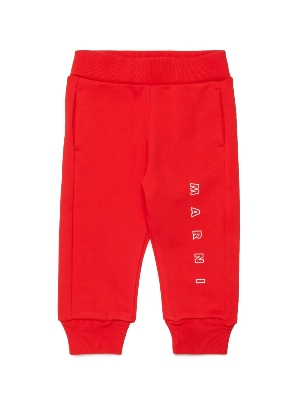 

Спортивные брюки с логотипом Marni Kids, красный