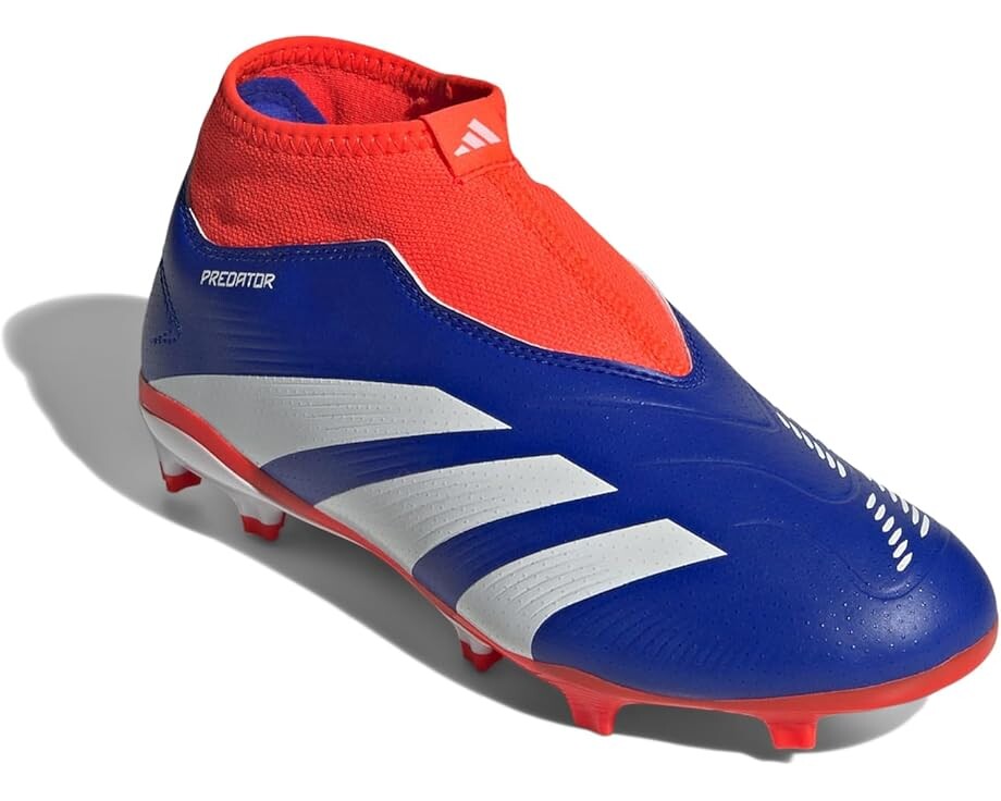 

Кроссовки adidas Kids Predator League Laceless Football Boots Firm Ground, цвет Lucid Blue/White/Solar Red