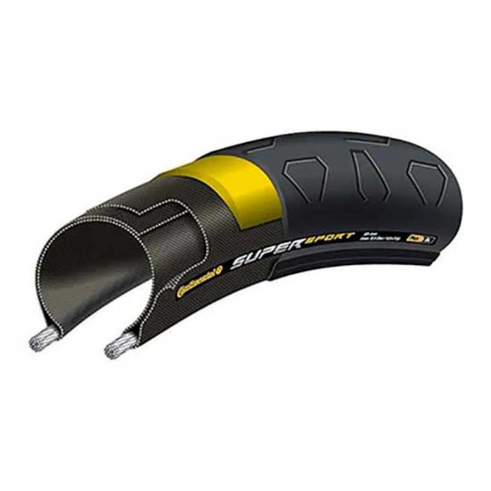 

Дорожная шина Continental Supersport Plus 700C x 23, черный