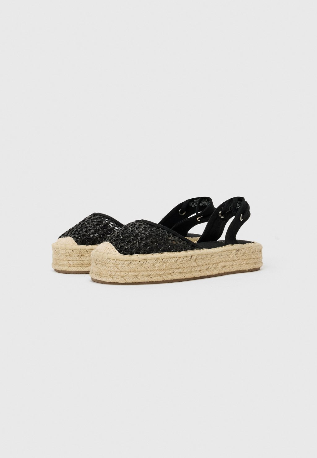 Балетки с ремешком на щиколотке Espadrilles Even&Odd by Zalando, черный — фото 2