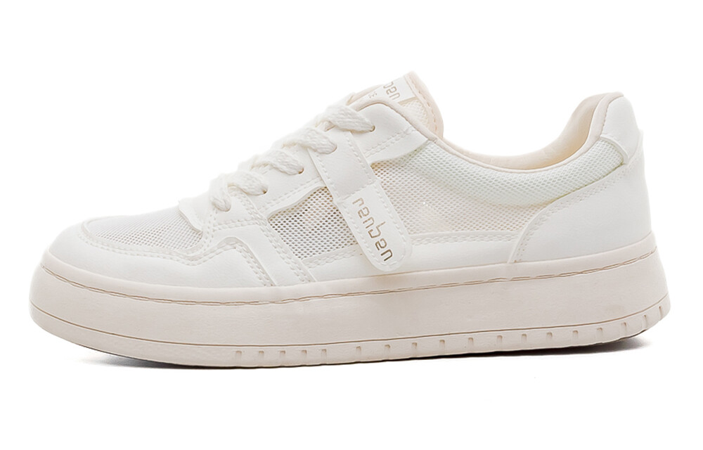 

Кроссовки RENBEN Skateboarding Shoes Women's Low-top White, белый