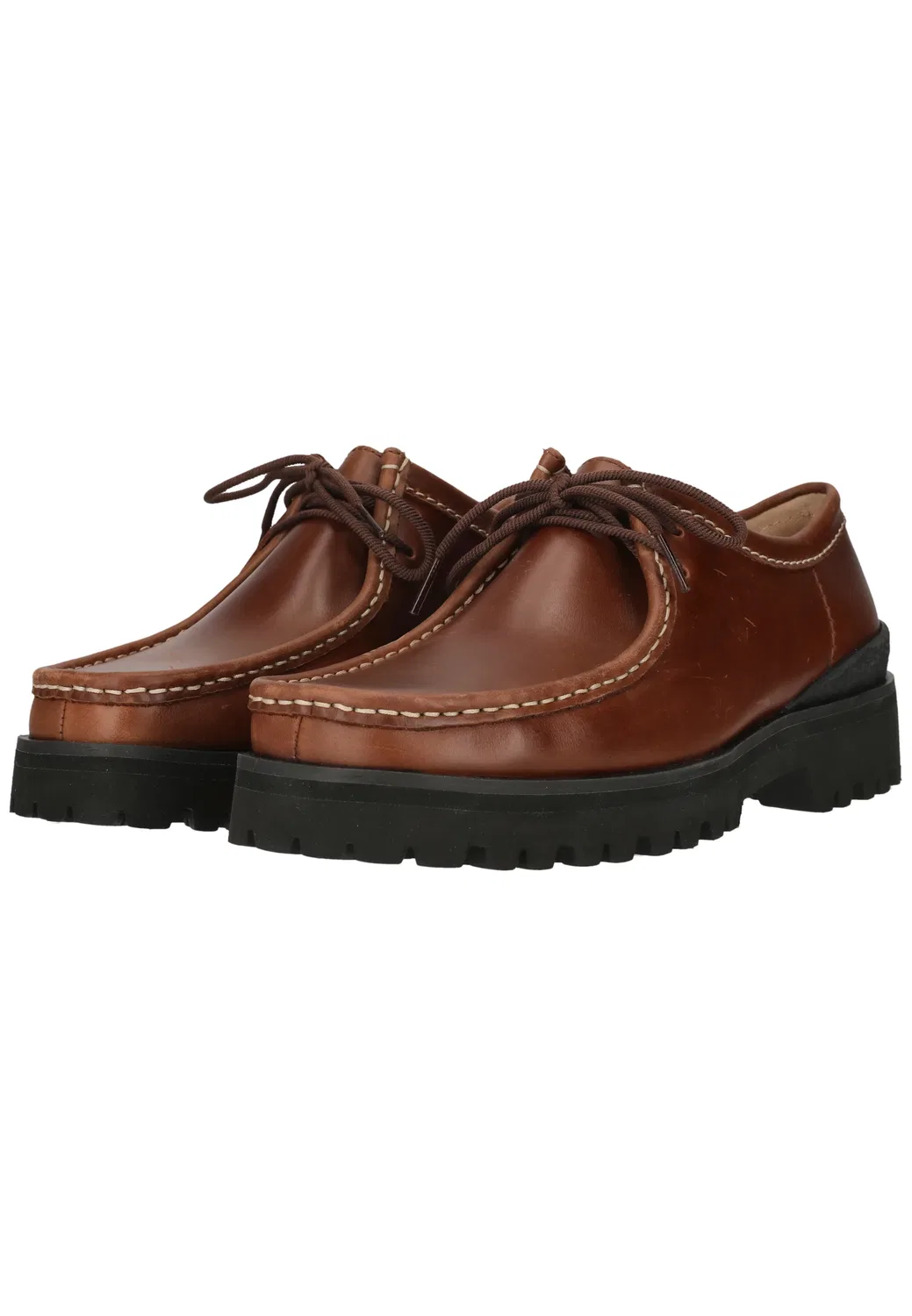 Снуршу Wallabee Yukoner из кожи, Clarks, коричневый — фото 2