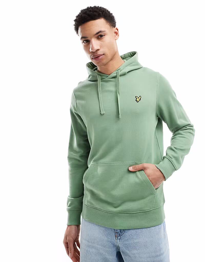 

Толстовка Lyle & Scott со средними слоями в цвете x576 дымчато-зеленый